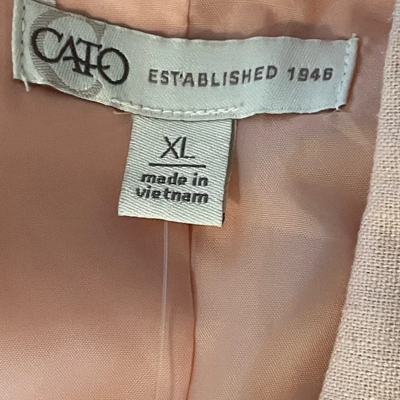 EUC Cato 3/4 Sleeve Linen Blend Women’s Blazer - Picture 4 of 7